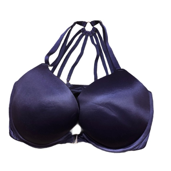 Victoria’s Secret Very Sexy Push Up Bra. 
Navy 34DD Front Closure - Picture 1 of 3